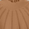 Lands' End Women's Cotton Pointelle Turtleneck Sweater - 4 of 4