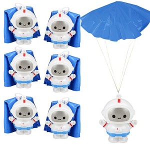 ArtCreativity 2" Mini Astronaut Paratroopers Parachute Toys (Set of 24) - 1 of 4