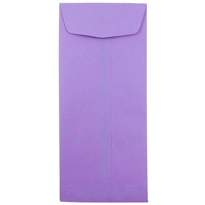 JAM Paper #11 Policy Business Colored Envelopes 4.5 x 10.375 Violet Purple 4156909