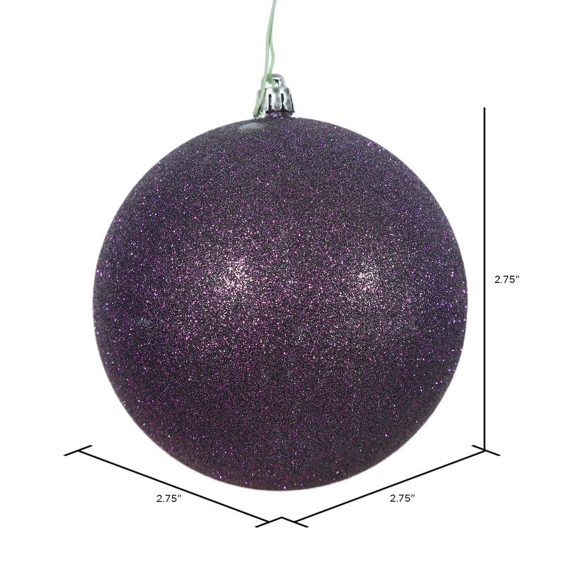 Vickerman Plum Ball Ornament, 2 of 6