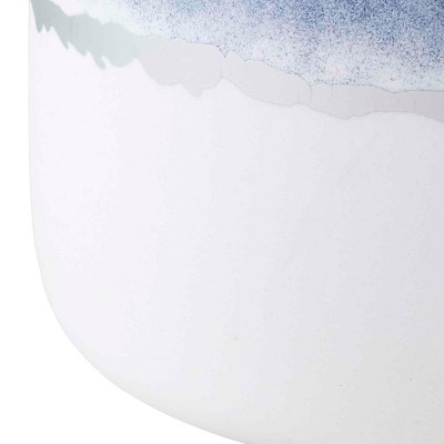 Gray and Silver Abstract Plastic Wastebasket