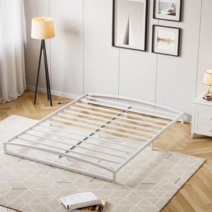 Low Bed Frame Full Size - 6 Inch Heavy Duty Metal Platform, Mattress Foundation, No Box Spring Needed, Noise-Free, Non-Slip, Easy Assembly - 1 of 4