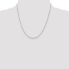 Black Bow Jewelry 1.6mm, Sterling Silver Solid Loose Rope Chain Necklace - 2 of 4