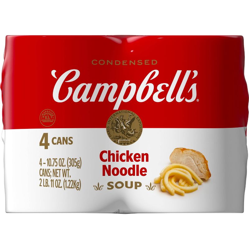 Campbell&#39;s Condensed Chicken Noodle Soup - 42oz/4pk, 1 of 19