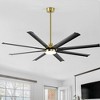 Airsurfer 72" Ceiling Fan with Color-Changing LED Light and Remote - 3 of 4