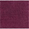 Unique Loom Solid Shag Solid Indoor Woven Area Rug - 2 of 4