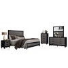 GlasFlength Decorative Wall Mirrors Beautiful Mirror Bright Mirror Airy Mirror Clean Mirror Rectangular Mirror for Bedroom, Black, 39.37"*0.98"*39.57" - 2 of 4