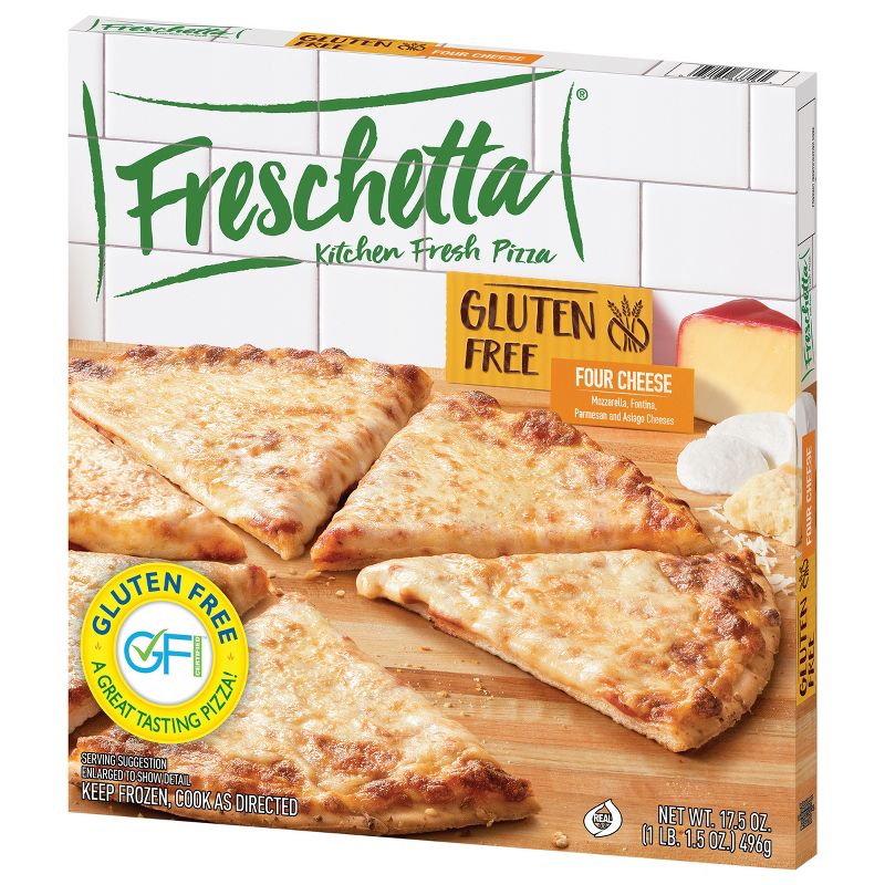 Freschetta Gluten Free Frozen Pizza Four Cheese Medley - 17.5oz, 3 of 9