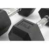 COZONY Hex Dumbbell Set 60/90/100/110LB, Rubber-Coated Home Fitness Dumbbells for Strength Training - 3 of 4