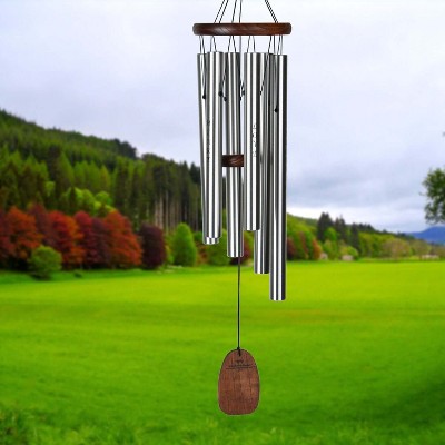 Woodstock Windchimes Affirmation Chime Love, Wind Chimes For Outside, Wind Chimes For Garden, Patio, and Outdoor Decor, 25"L