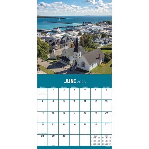 TF Publishing 13.5"x14.5" 2026 Michigan Wall Calendar - 1 of 4