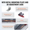 VEVOR 6 Pairs of 15 Inch Drawer Bottom Side Mount Rails, Heavy Duty Full Ball Bearing Extension Steel Track, 100 Lbs, Silver - 4 of 4
