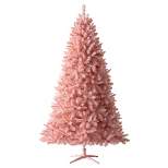Treetopia Pretty in Pink 6-Foot-Tall Artificial Full Bodied Unlit Christmas Tree Colorful Holiday Decoration with Premium Pink Stand and Easy Assembly