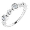 Pompeii3 3/4Ct Diamond Womens Wedding Ring Anniversary Band in White or Yellow Gold - 2 of 4