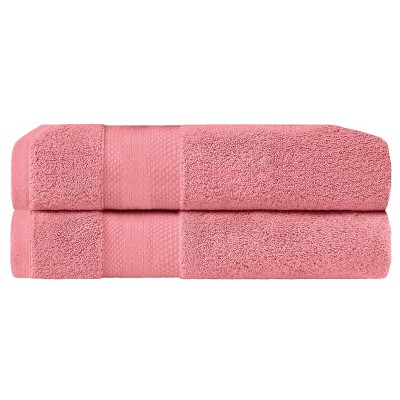 Luxury Cotton Heavyweight Solid Plush Towel Set by Blue Nile Mills