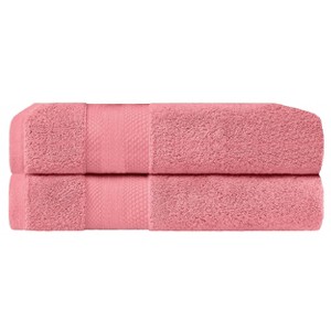 Luxury Cotton Heavyweight Solid Plush Towel Set by Blue Nile Mills - 1 of 4