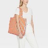Canvas Beach Striped Tote Bag - Shade & Shore™ - 2 of 4