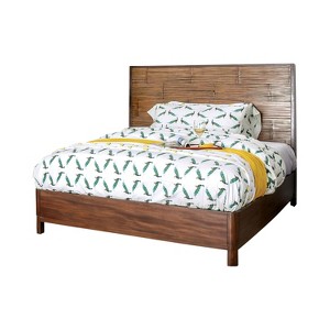 Veronica Queen Platform Bed Antique Brown - HOMES: Inside + Out