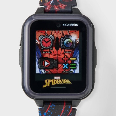 Boys' Spider-Man Light Up Interactive Watch - Black - image 3