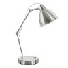 Industrial Task Lamp with USB Port and Adjustable Arm, Nightstand or Desk Light with Rocker Switch for Home Office or Study–The Pop Home - 3 of 4