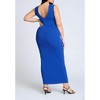 ELOQUII Women's Plus Size Stitch Detail Sweater Dress - 3 of 4