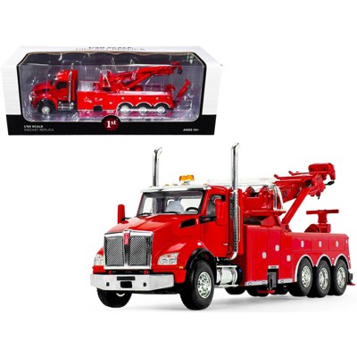 Kenworth T880 with Century Model 1060 Rotator Wrecker Tow Truck Viper Red 1/50 Diecast Model by First Gear