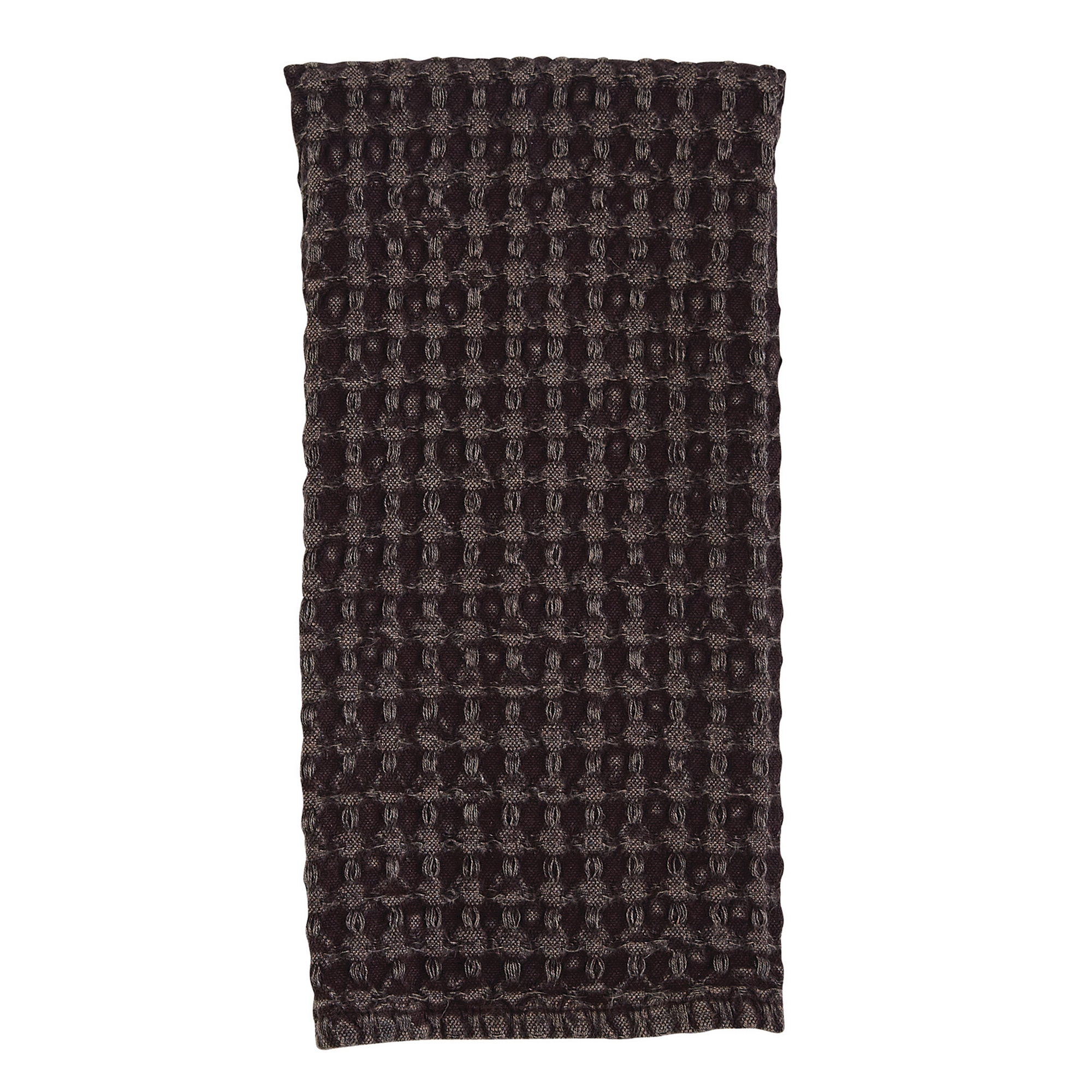 Split P Chocolate Brown Waffle Weave Dishtowel