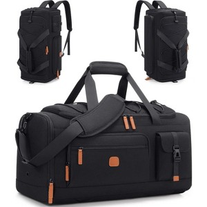 3-in-1 Sports Duffle Bag with Shoe & Laptop Compartments, Anti-Theft Weekender Carry-On Backpack for Travel & Gym - 1 of 4