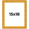 PosterPalooza | 15x18 Bamboo Picture Frame, UV Acrylic, 4 Finishes - Brown, Black, Gold, and Natural - 2 of 4