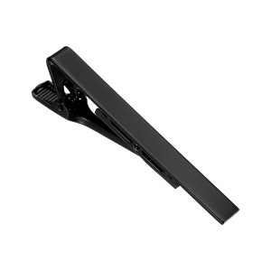 Unique Bargains Necktie Pinch with Black Gift Box for Regular Ties Wedding Business Men Tie Clip - 1 of 4