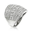 Ross-Simons 2.00 ct. t.w. Diamond Multi-Row Ring in Sterling Silver - 3 of 4