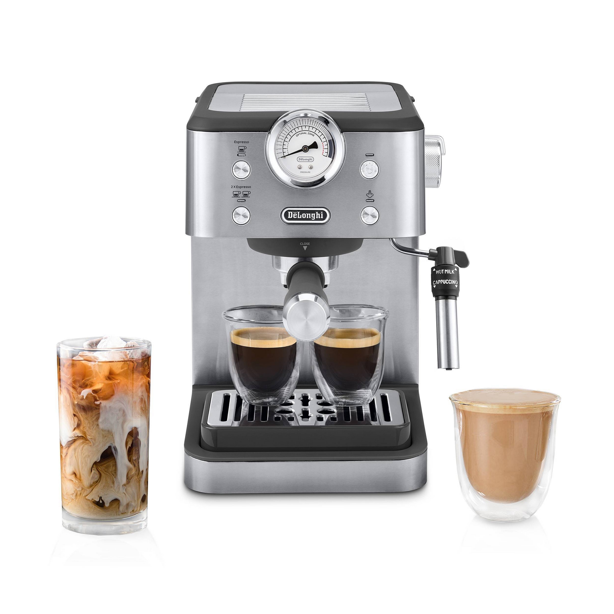 DeLonghi Classic Espresso Machine Silver