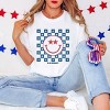 Simply Sage Market S.W.Smiley Patriotic Smiley Stars Garment Dyed Tee - 2 of 4