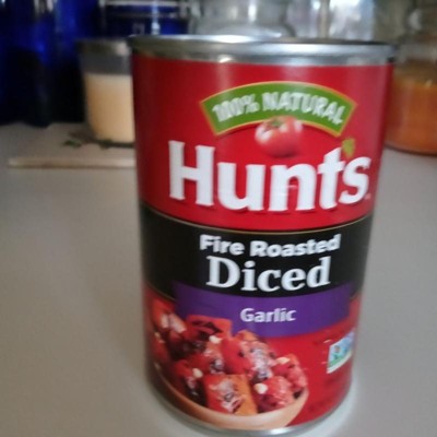 Hunt's 100% Natural Basil, Garlic & Oregano Diced Tomatoes 14.5oz : Target