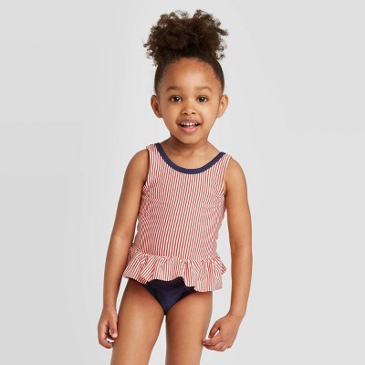seersucker one piece swimsuit