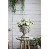 Okak Greek Style Cement Bust Wall Planter Classic Sculptural Flower Pot for Indoor / Outdoor Garden Decor,6 Different Sizes - 2 of 4
