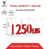 Shuntong 4'x8' The Atlas Pro Overhead Garage Storage Rack 1100 lbs Weight Capacity White - 3 of 4