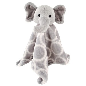 Hudson Baby Infant Animal Face Security Blanket, Elephant, One Size - 1 of 3