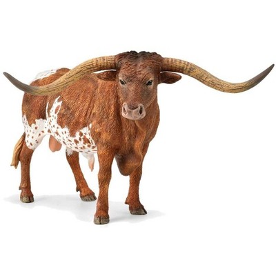 Breyer Animal Creations CollectA Wildlife Collection Miniature Figure | Texas Long Horn