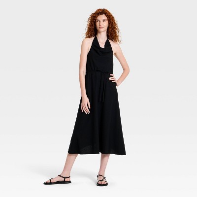 Women's Tie-Front Midi Dress - A New Day™