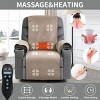 Power Lift Recliner Chair With Vibration Massage And Lumbar Heating,Cup Holders,USB And Type-C Ports,Electric Recliner Armchair-Cuddlewood - 2 of 4