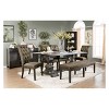 Iohomes Villa Rustic Dining Table Antique Black - HOMES: Inside + Out: Trestle-Style, Seats 6 - 4 of 4