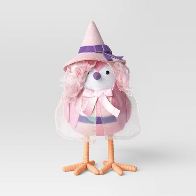 Featherly Friends™ Good Witch Bird Figurine - Hyde and EEK! Boutique™ Pink