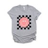 Simply Sage Market Women's Valentines Pink Smiley Short Sleeve Graphic Tee - 2 of 4