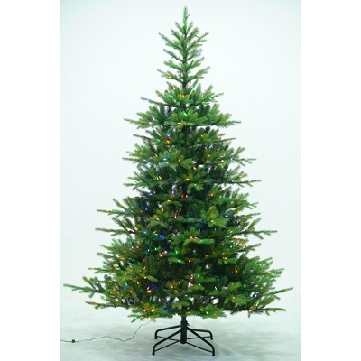 Christmas tree PE+PVC hybrid automatic LED Christmas tree, 316 lamp heads, 150 dual-color 5MM low-voltage LEDs