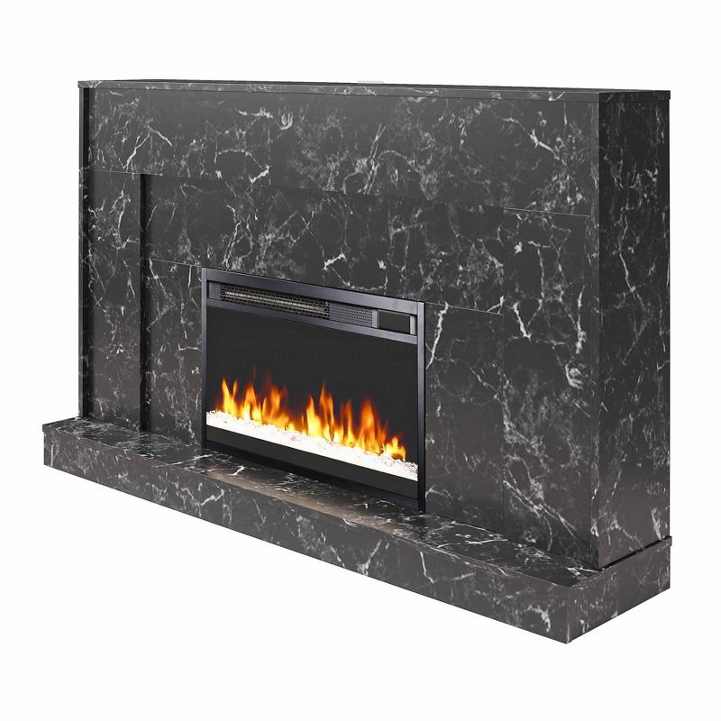 Liberty Mantel Fireplace Black Marble - CosmoLiving by Cosmopolitan, 5 of 8
