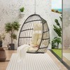 CLIHOME Outdoor Garden Vine Egg Chair With Cushion Swing Hanging Chair - 4 of 4