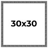 PosterPalooza | Square Distressed Black Picture Frame - UV Acrylic, Foam Board Backing, Hanging Hardware - 2 of 4