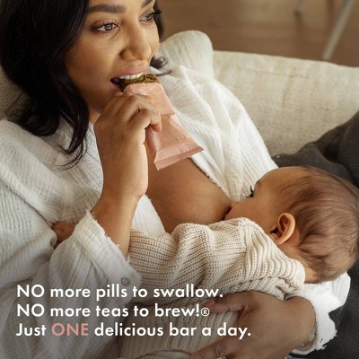Boobie Milk to the Max Lactation Bar Herbal Supplement for Breastfeeding Oatmeal Chocolate Chips - 6ct