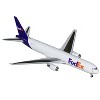 Boeing 767-300F Commercial Aircraft "FedEx" White with Purple Tail "Gemini 200" Series 1/200 Diecast Model by GeminiJets - 2 of 4